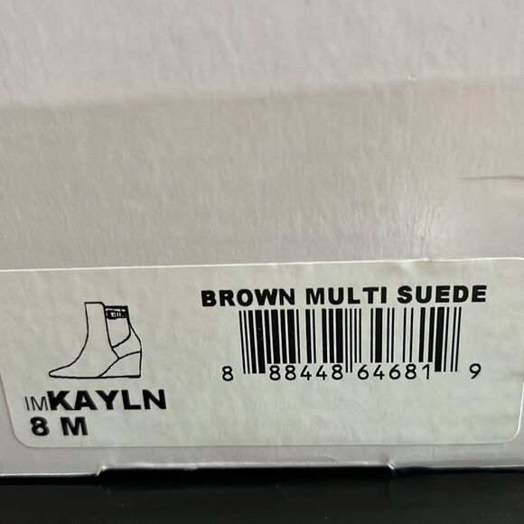 Isaac Mizrahi KAYLN Suede Wedge Bootie Size 8M - Picture 10 of 10